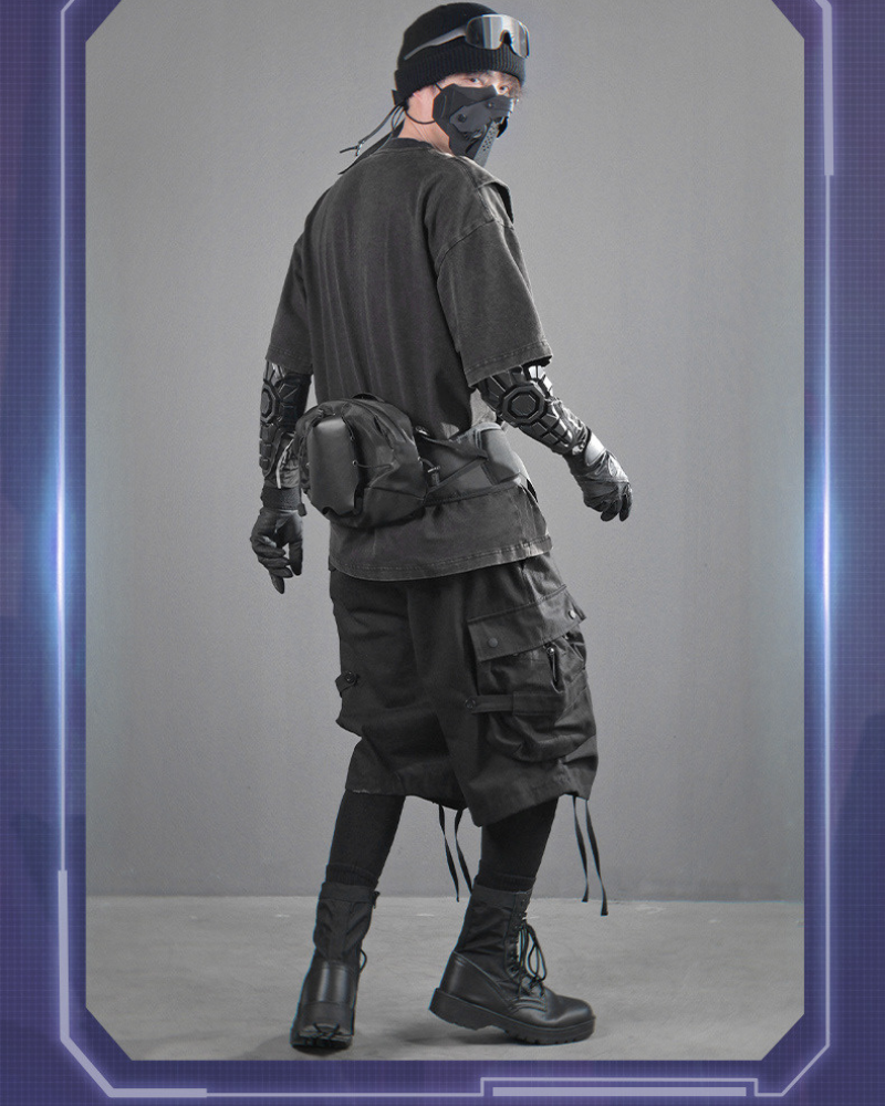 T-Shirt w stylu Wasteland z Efektem Sprania