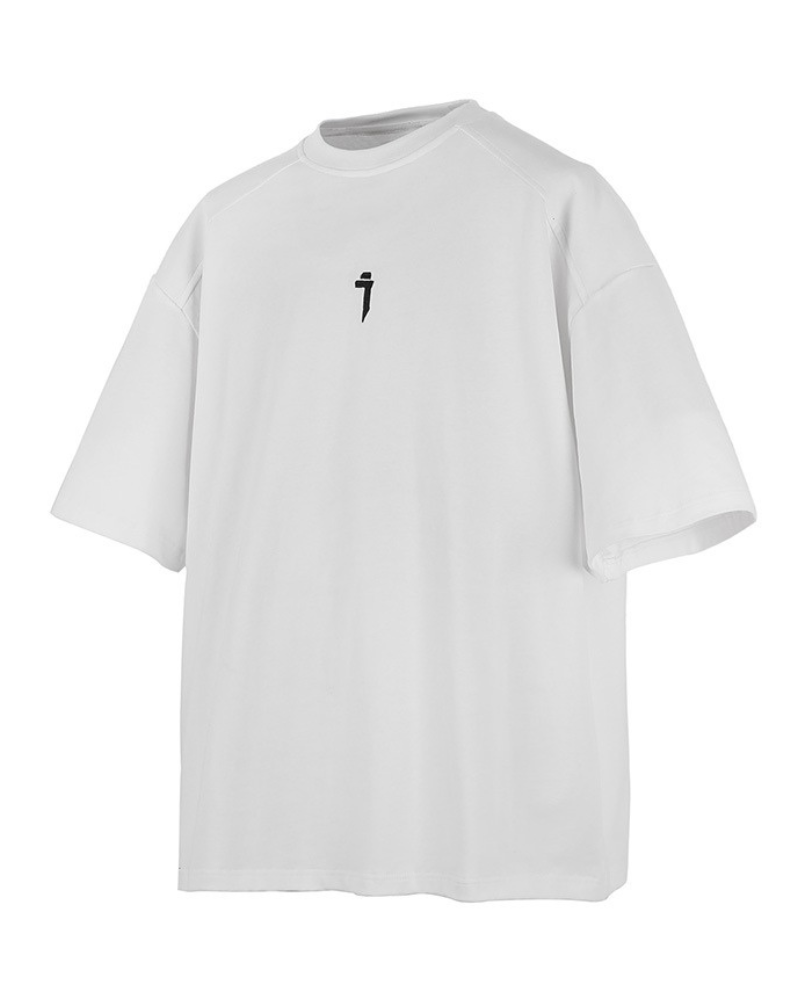 Funkcyjna Basic Luźna Koszulka T-Shirt